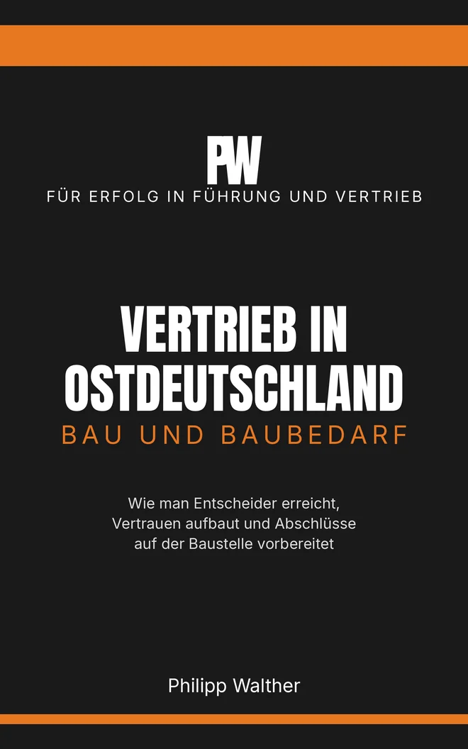 Buchcover: Vertrieb in Ostdeutschland – Bau und Baubedarf