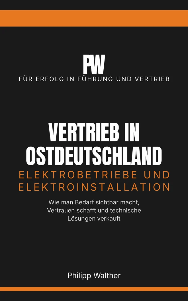 Buchcover: Vertrieb in Ostdeutschland – Elektrobetriebe und Elektroinstallation